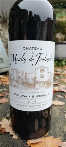 Bordeaux Bordeaux Supérieur Château Moulin de Fontenelle 2014