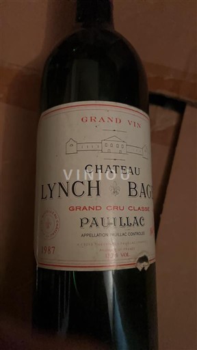 Bordeaux Pauillac Grand Cru Château Lynch-Bages 1987