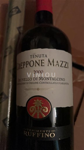 Toscana Brunello di Montalcino. Tenuta Greppone Mazzi 2000