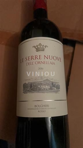 Toskánsko Nespecifikováno Ornellaia Le Serre Nuove dell'Ornellaia 2016