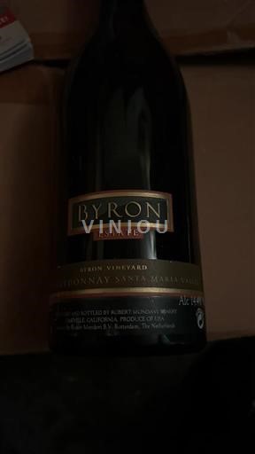 Kalifornijske AVA Dolina Santa Maria Byron Estate Santa Maria Valley Chardonnay 1997