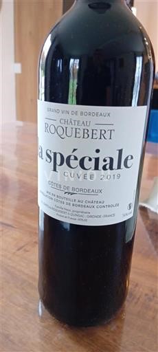 Bordeaux Côtes-de-Bordeaux Château Roquebert La Spéciale 2019