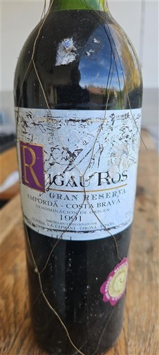 Katalonia Empordà Rigau Ros Gran Reserva 1991