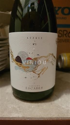 Rượu vang sủi bọt Blanc brut Audace N°1 Domaine Escaudes 2022 Pháp Languedoc Blanquette-de-limoux AOC