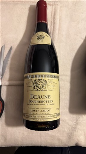 Burgundsko Beaune Premier Cru Domaine S Héritiers Louis Jadot Boucherottes 2012