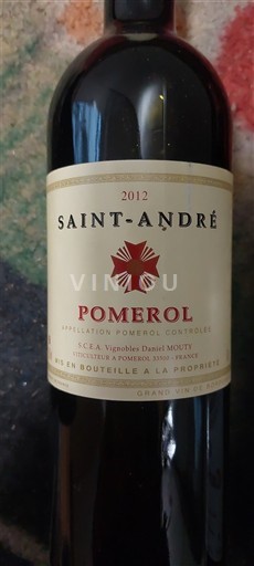 Bordeaux Pomerol Saint-André 2012