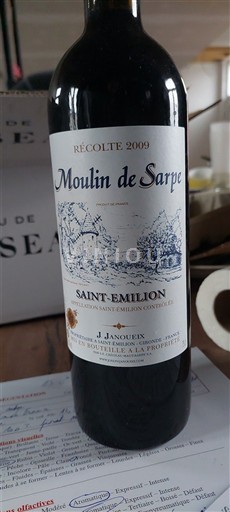 Bordeaux Saint-Émilion Moulin de Sarpe 2009
