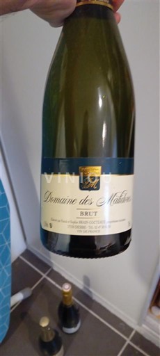 Dolina Loare Crémant de Loire Domaine Moulin Neleten.