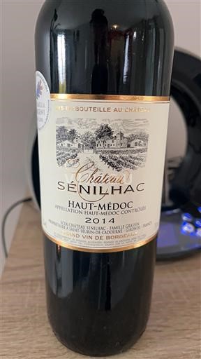 Bordeaux Haut-Médoc Château Sénilhac 2014