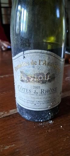 Rhônen laakso Côtes-du-rhône Domaine L'Amandine 2005