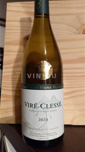 Bourgogne Viré-clessé Cave de la vigne blanche 2020