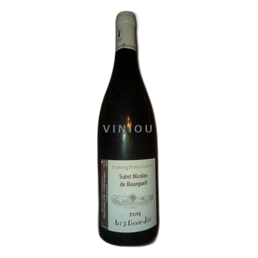 Vallée de la Loire Saint-Nicolas-De-Bourgueil Domaine Pitault Landry Les 3 Lieux-dits 2014