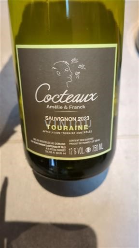 Dolina Loare Touraine Cocteaux Amélie & Franck Sauvignon 2023