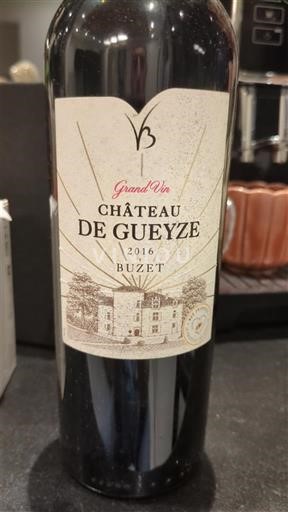 South West Buzet Château Gueyze Grand Vin 2016