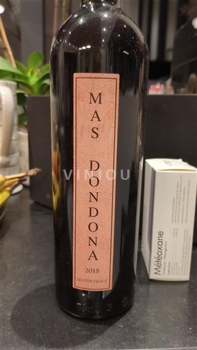 Viner Rouge sec Mas Dondona 2018 Frankrike Languedoc Ospecificerad AOC