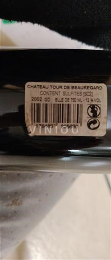 Burdeos Lalande-de-Pomerol Château Tour de Beauregard 2002