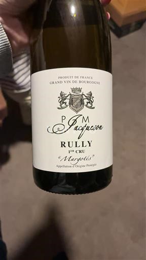 Bourgogne Rully Premier Cru P. M. Jacquesson Les Margotés 2022
