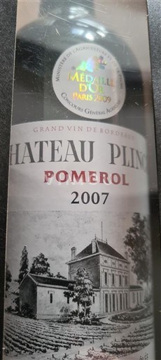 Bordeaux Pomerol Château Plince 2007
