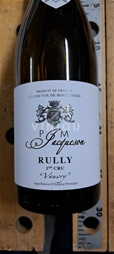 Bourgondië Rully Premier Cru P&M Jacquesson Vauvry 2022