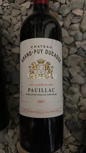 Bordeaux Pauillac Grand Cru Château Grand-Puy Ducasse 2007