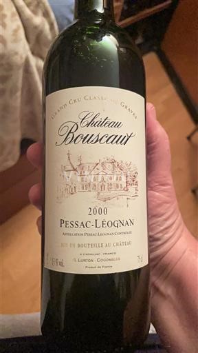 Bordeaux Pessac-Léognan Grand Cru Classé Château Bouscaut 2000