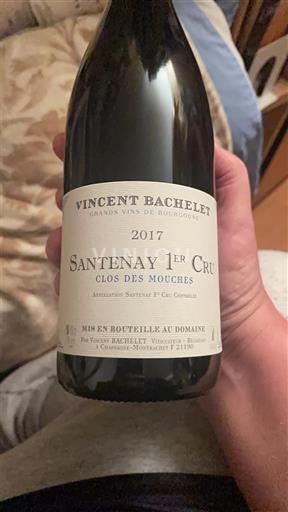 Burgundy Santenay Premier Cru Vincent Bachelet Clos des Mouches 2017