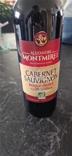Languedoc Ospecificerad Alexandre Montmirel Cabernet Sauvignon Rouge Fruité Icke årgångsbetecknad