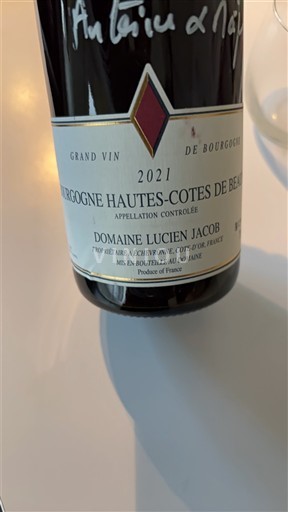 Bourgogne Ikke specificeret Domaine Lucien Jacob 2021