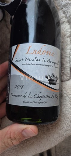 Vallée de la Loire Saint-Nicolas-De-Bourgueil Domaine La Chopinière du Roy Ludovic 2018
