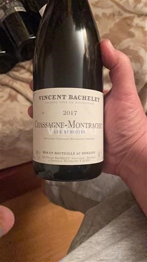 Burgundy Chassagne-Montrachet Vincent Bachelet Les Benoites 2017