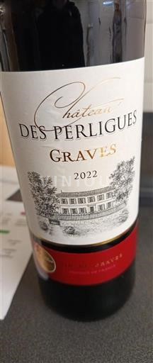 Bordeaux Graves Château S Perligues 2022
