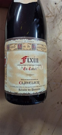 Bourgondië Fixin Clavelier En Coton 2017