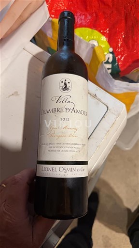 Sydväst Jurançon Villa Chambre d'Amour 2012