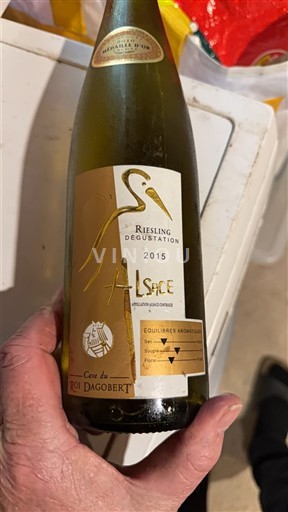 Alsacia Cave du Roi Dagobert Riesling Dégustation 2015