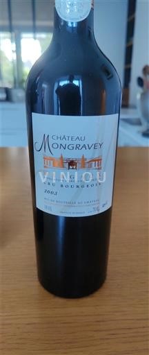 Bordeaux Margaux Cru Bourgeois Château Mongravey 2003
