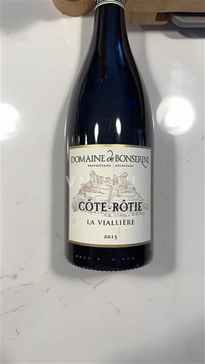 Rhônen laakso Côte-rôtie Domaine Bonserine La Viallière 2015