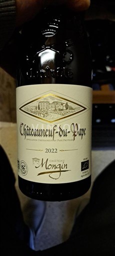 Vallée du Rhône Châteauneuf-du-pape Mongin 2022