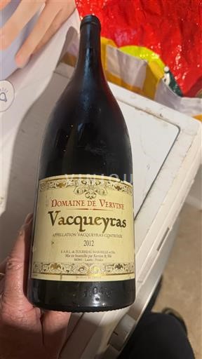 Rhône-dalen Vacqueyras Domaine Vervine 2012