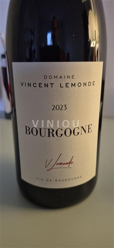 Burgundija Domaine Vincent Lemonde 2023
