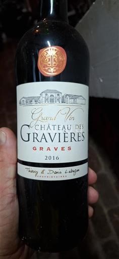 Bordeaux Graves Chateau de gravieres 2016
