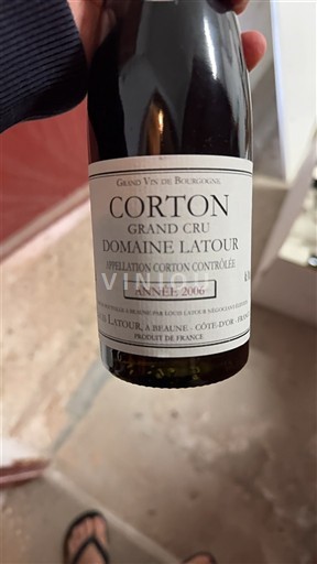 Burgundi Corton Grand Cru Domaine Latour 2006