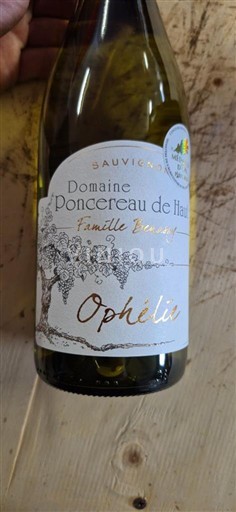 Vinos Blanc sec Ophélie Domaine Poncereau de Haut 2024 Francia Valle del Loira Touraine AOC