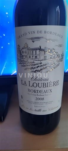 Bordeaux Château La Loubière 2008
