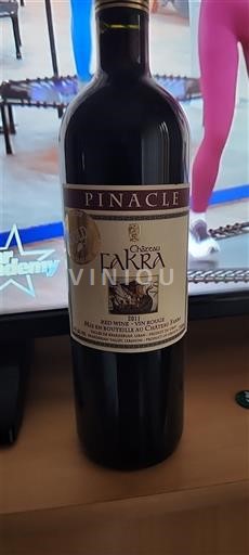 Bekaa Nicht spezifiziert Château Fakra Pinacle 2014