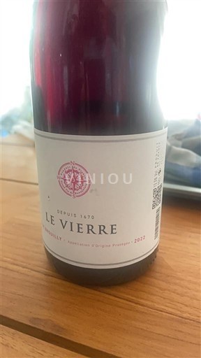 Vina Rouge sec Le Vierre 2021 Francija Dolina Loare Reuilly AOC