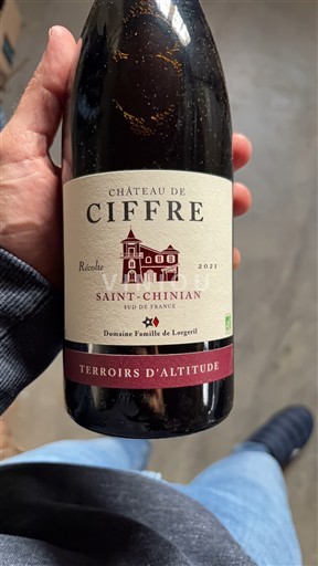 Languedoc Saint-Chinian Château Ciffre Terroirs d'Altitude 2021