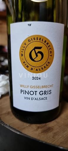 Alsasko Nespecifikováno Château Willy Gisselbrecht Pinot gris 2024
