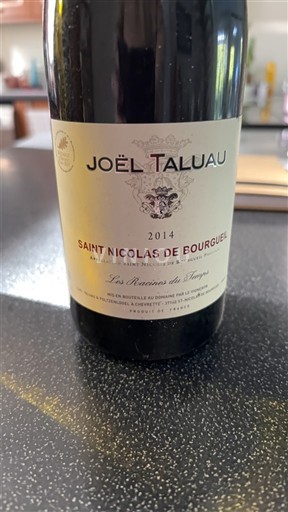 Loire Valley Saint-Nicolas-De-Bourgueil Joël Taluau Les Racines du Temps 2014
