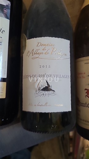 Rhônedalen Côtes-du-Rhône-Villages Domaine L'Abbaye de Prébayon 2015