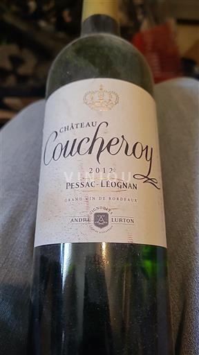 Bordeaux Pessac-Léognan Château Coucheroy 2012